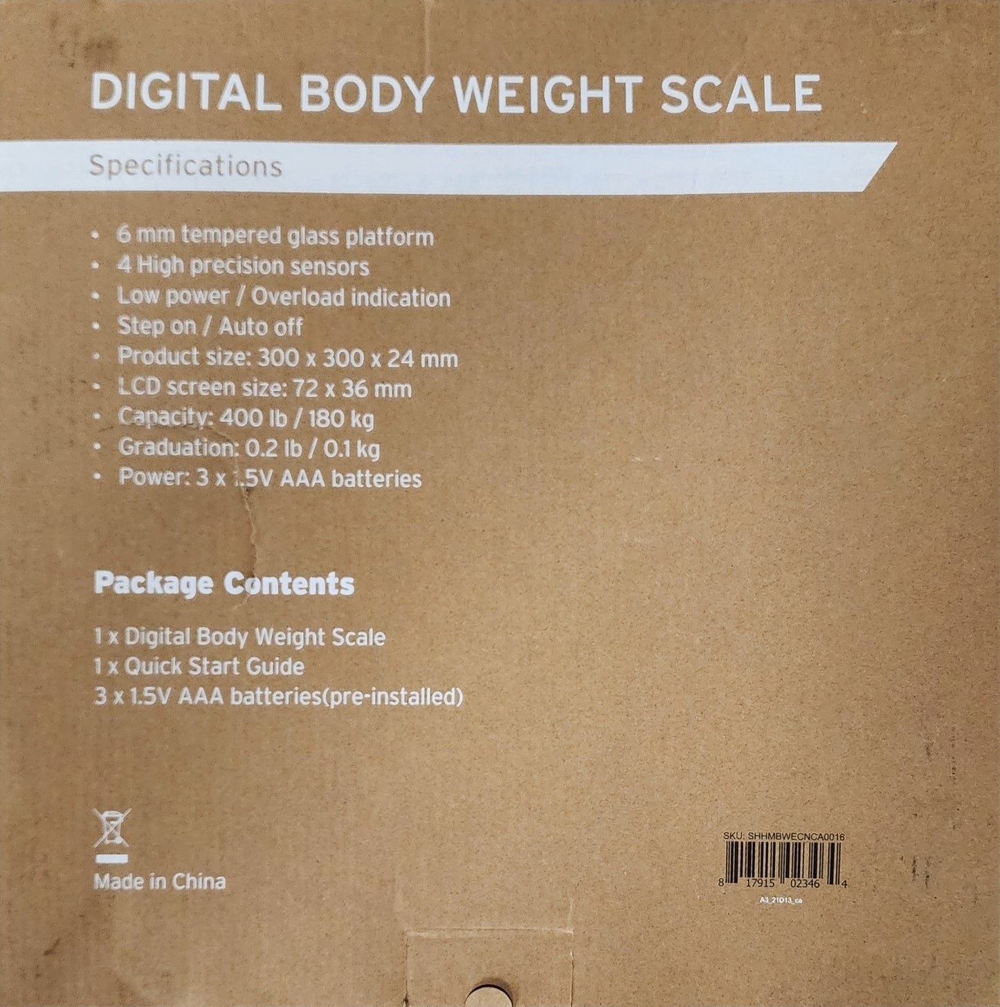 Etekcity Bathroom Body Weight Scale