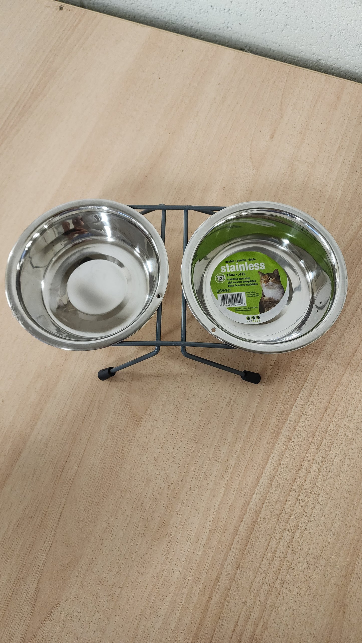 Pets Raised Double Dish Feeder