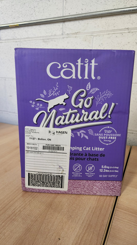 Catit Go Natural Pea Husk Clumping Cat Litter