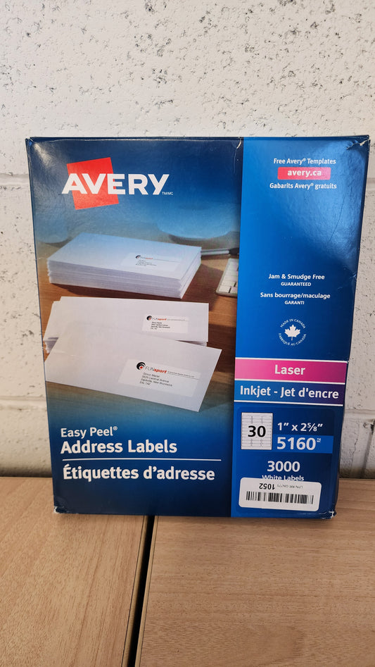 Avery 5160 Address Mailing Labels