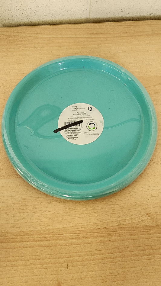 Plastic Reusable Plate Set