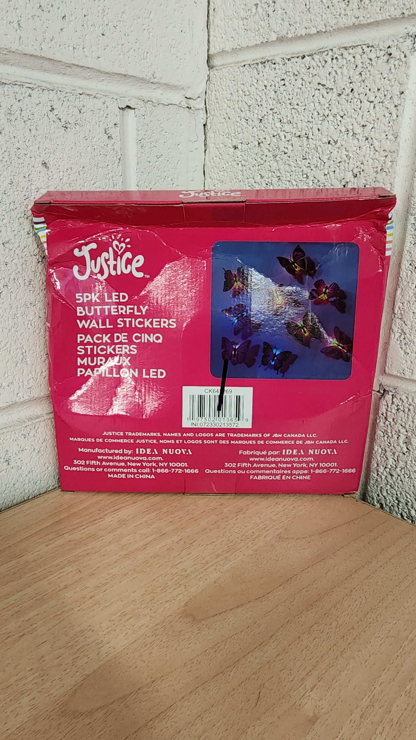 JUSTICE LED BUTTERFLY LIGHTS