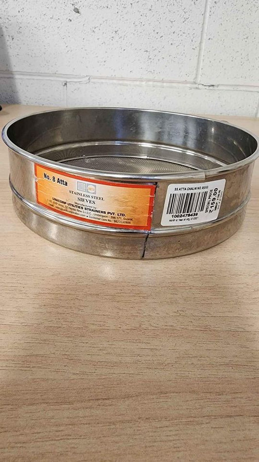 No.8 Atta Stainless Steel Sieves