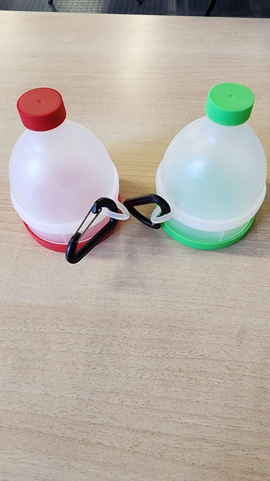 Dual Cup Shaker Bottle