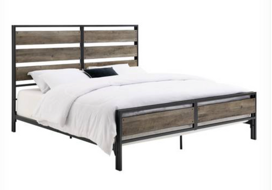 King Size Industrial Slat Bed