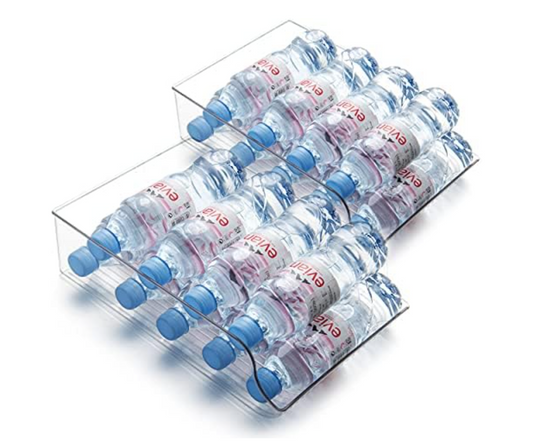 JINAMART Water Bottle Organizer Storage Dispenser Bins