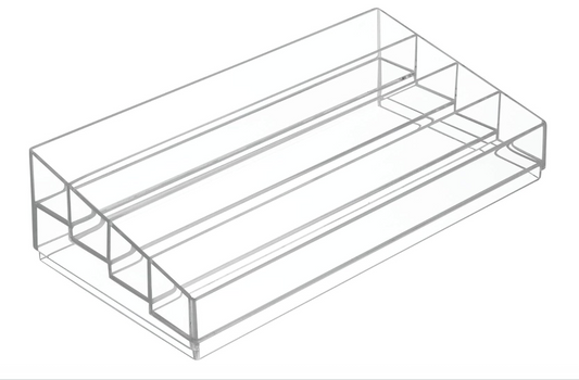 iDesign Clarity Plastic Tiered Organizer for Storage of Cosmetics