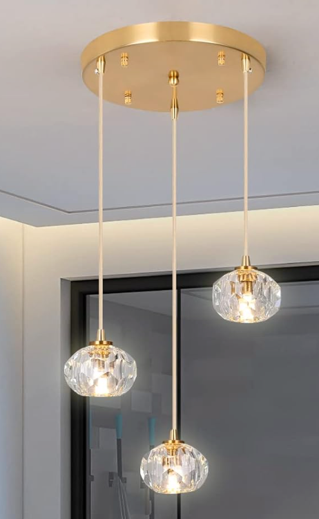 Modern Crystal Pendant Light