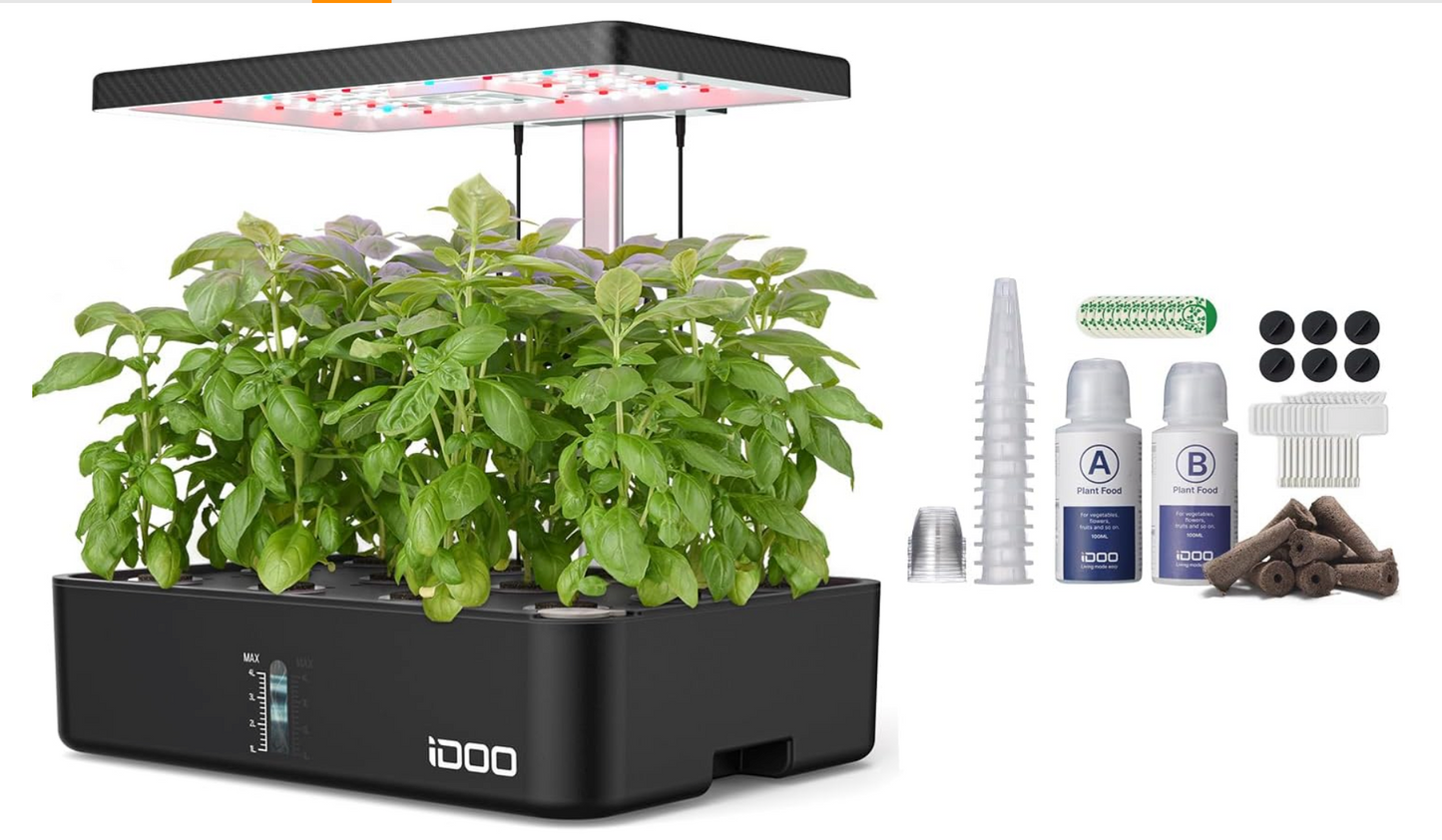 iDOO 12Pods Indoor Herb Garden Kit