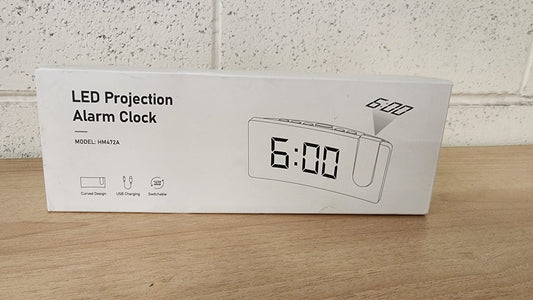 LED Projection Alarm Clock