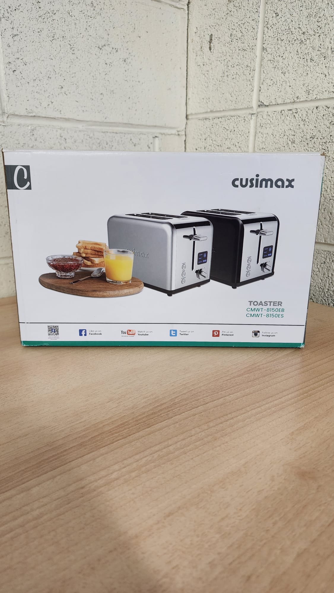 CUSIMAX Stainless Steel Toaster