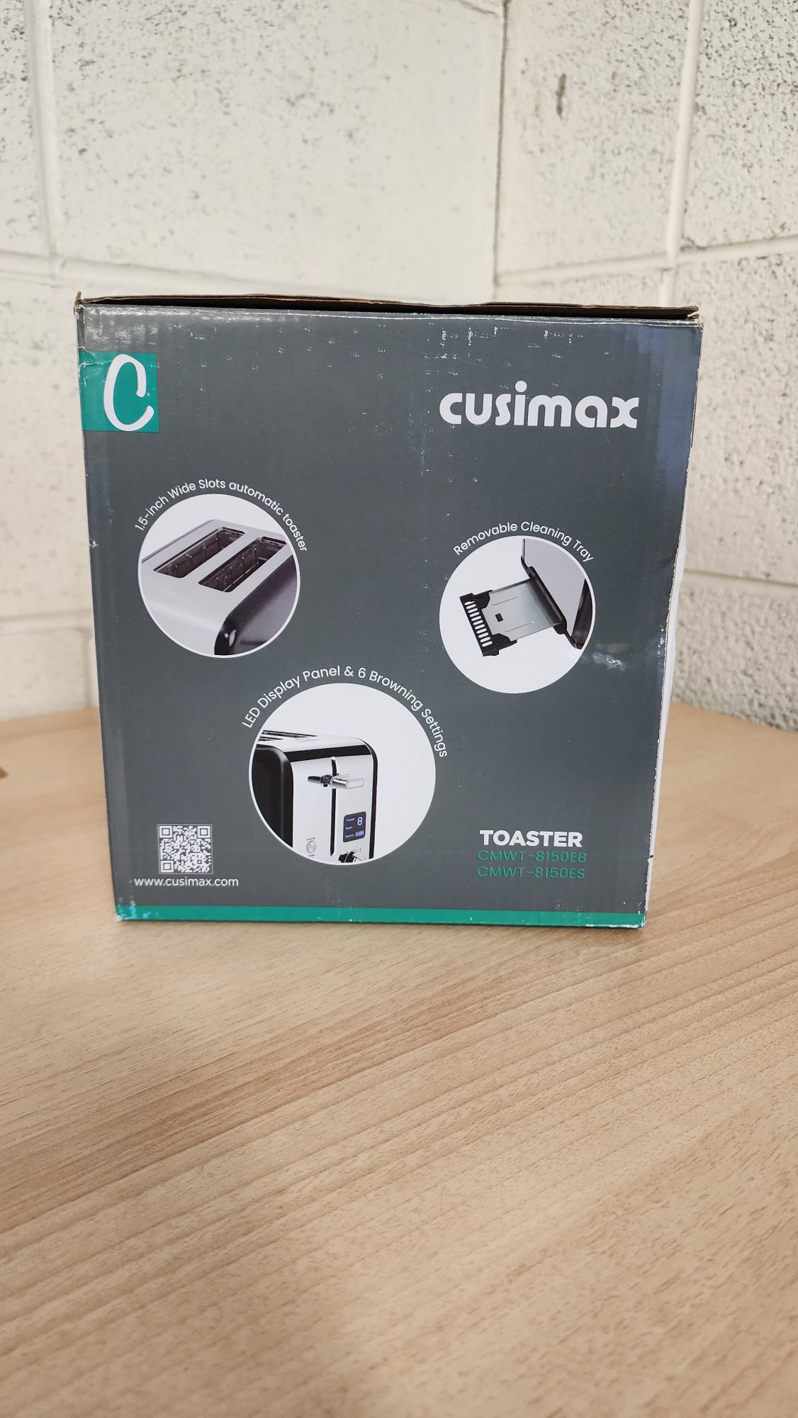 CUSIMAX Stainless Steel Toaster