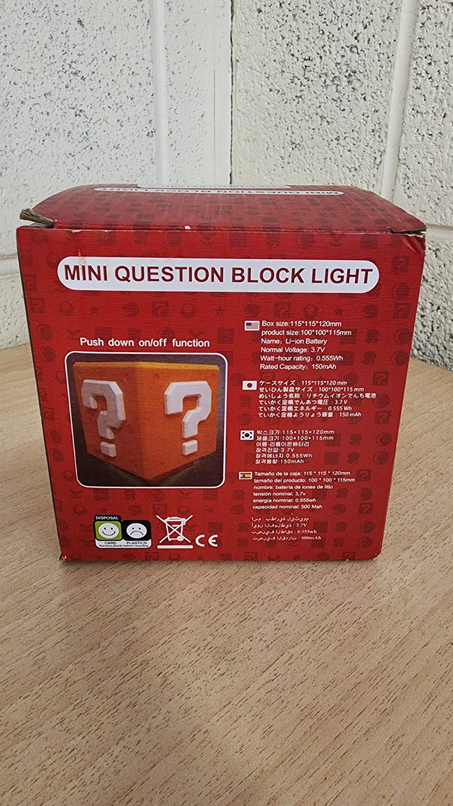 Super Bros-Mini Question Block Night Light